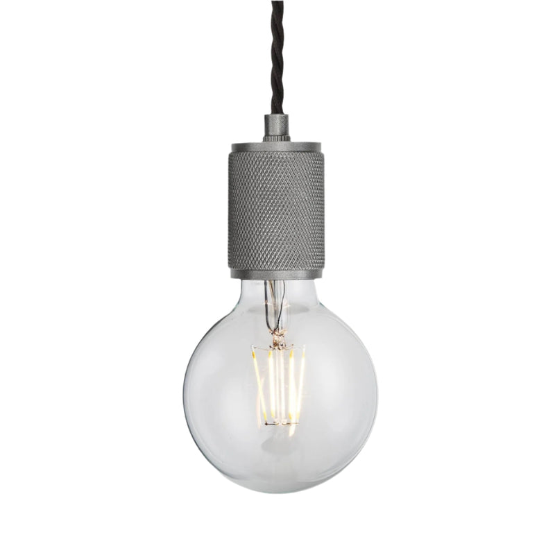 Knurled Edison Pendant Light - 1 Wire