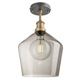 Brooklyn Glass Schoolhouse Flush Mount - 10 Inch