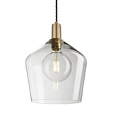 Sleek Glass Schoolhouse Pendant - 10 Inch