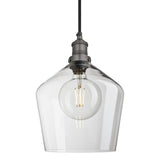 Brooklyn Glass Schoolhouse Pendant Light - 10 Inch