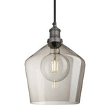 Brooklyn Glass Schoolhouse Pendant Light - 10 Inch