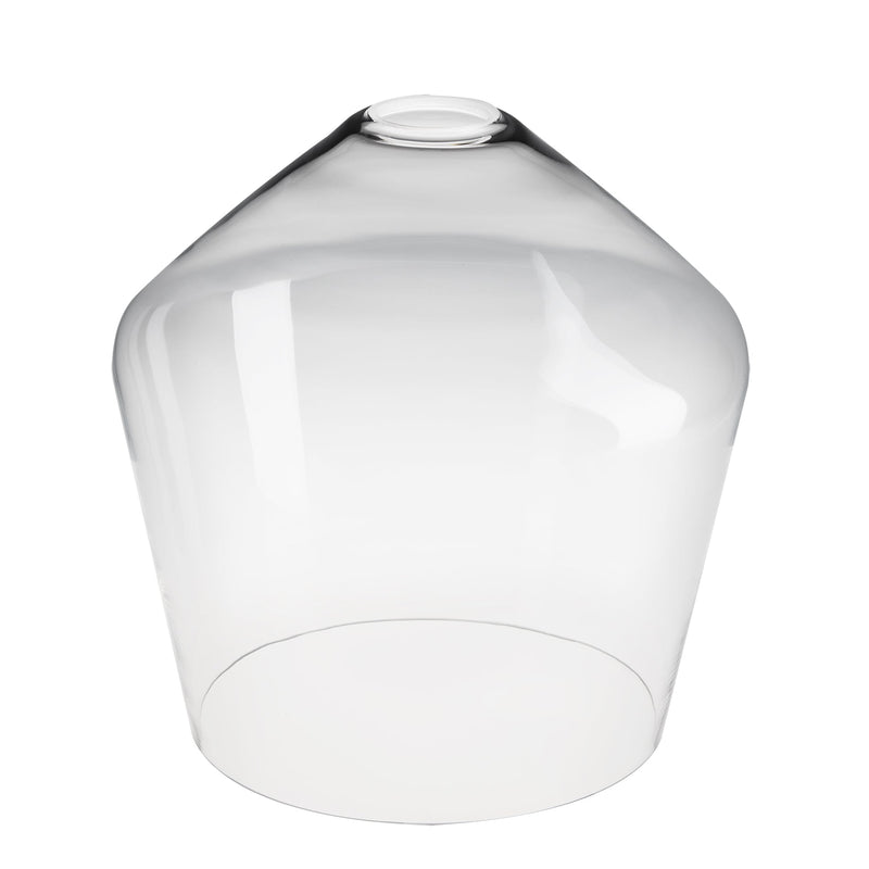 Brooklyn Glass Schoolhouse Pendant Light - 10 Inch