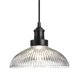 Brooklyn Glass Dome Pendant Light - 12 Inch