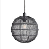 Handcrafted Wire Cage Pendant Light