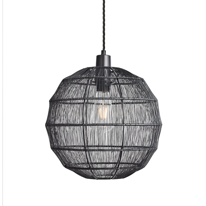 Handcrafted Wire Cage Pendant Light