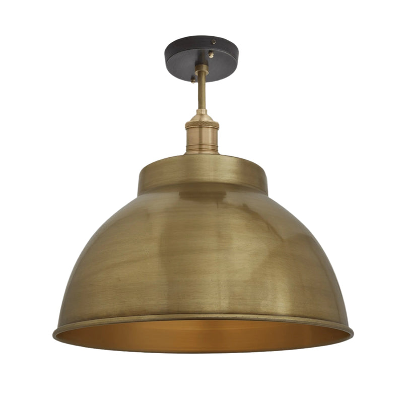 Brooklyn Dome Semi Flush Mount - 13 Inch