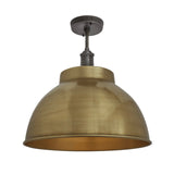 Brooklyn Dome Semi Flush Mount - 13 Inch