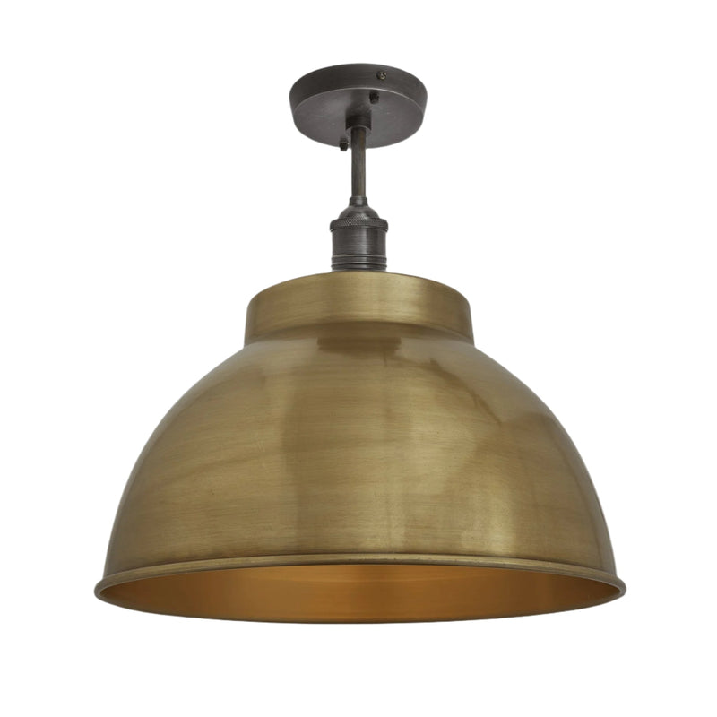 Brooklyn Dome Semi Flush Mount - 13 Inch