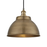 Brooklyn Outdoor & Bathroom Dome Pendant - 13 Inch