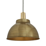Sleek Dome Pendant - 13 Inch