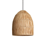 Raffia Ceiling Pendant Light - Bell