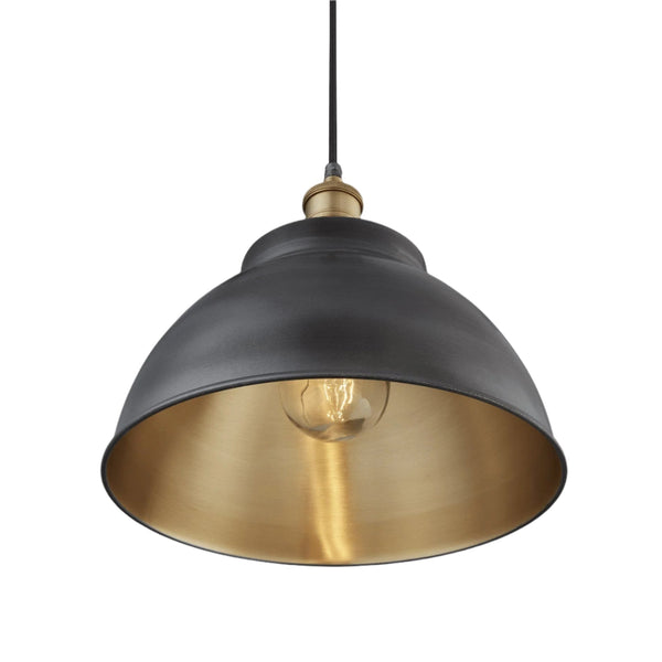 Brooklyn Outdoor & Bathroom Dome Pendant - 13 Inch