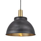 Sleek Dome Pendant - 13 Inch