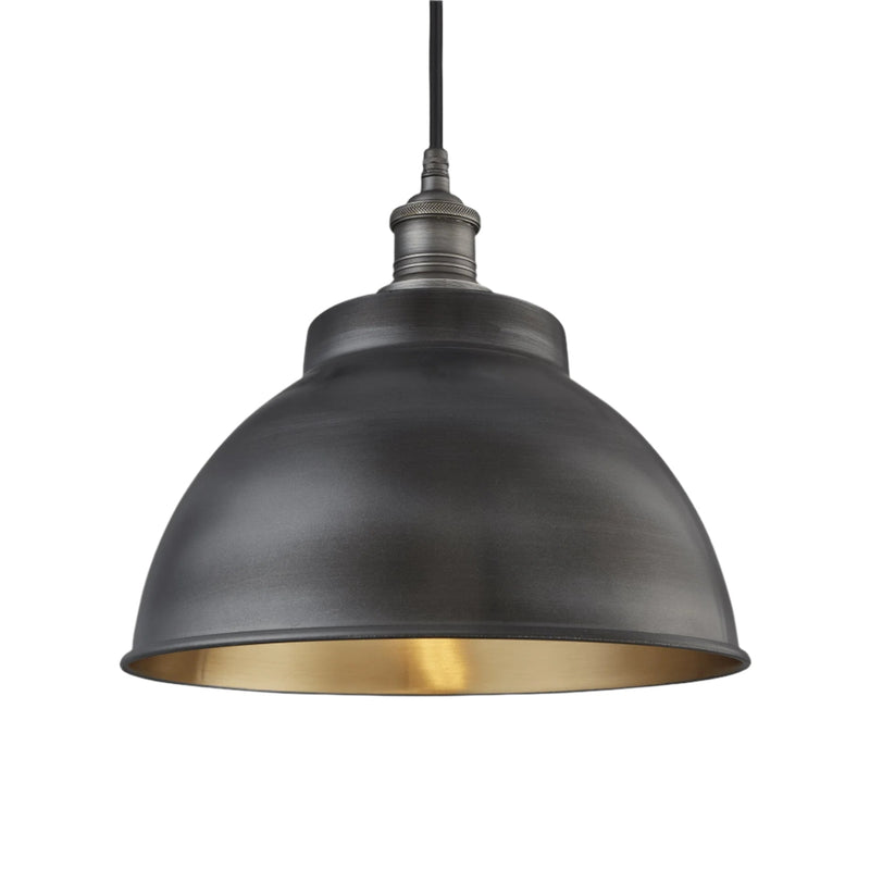 Brooklyn Outdoor & Bathroom Dome Pendant - 13 Inch