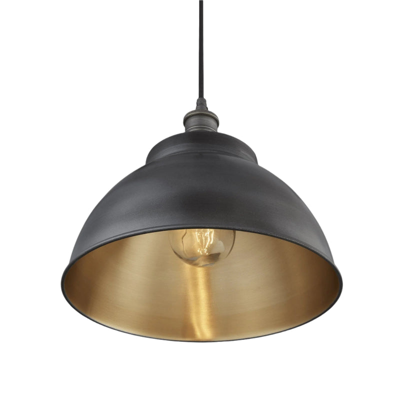 Brooklyn Outdoor & Bathroom Dome Pendant - 13 Inch