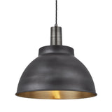 Sleek Dome Pendant - 13 Inch