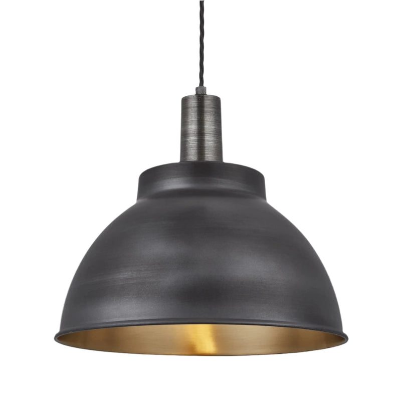 Sleek Dome Pendant - 13 Inch