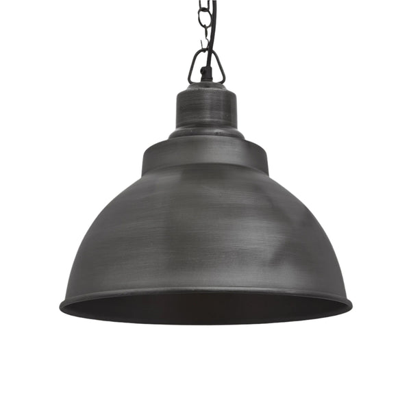 Brooklyn Dome Pendant Light - 13 Inch - Chain Holder