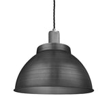 Knurled Dome Pendant - 13 Inch