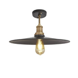 Brooklyn Flat Semi Flush Mount - 15 Inch