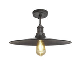 Brooklyn Flat Semi Flush Mount - 15 Inch