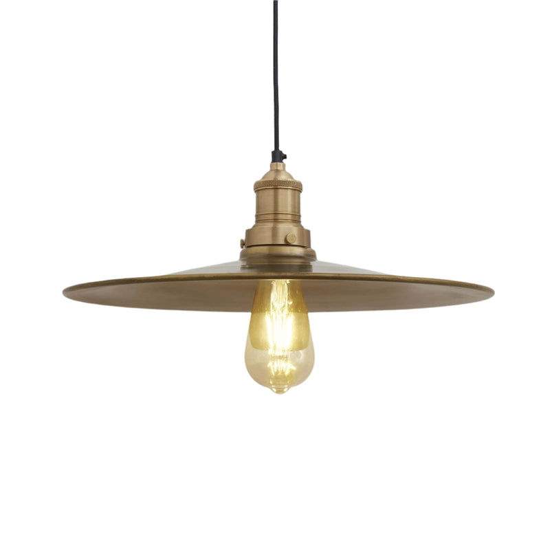 Brooklyn Flat Pendant Light - 15 Inch