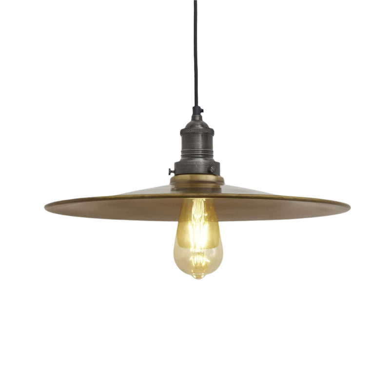 Brooklyn Flat Pendant Light - 15 Inch