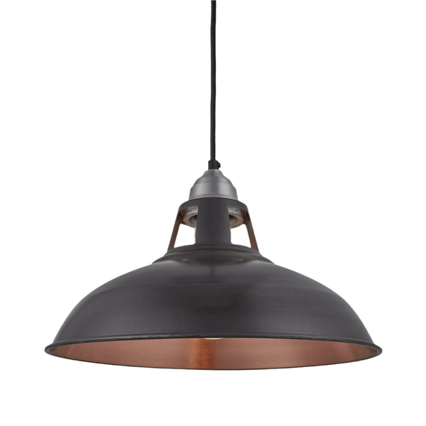 Old Factory Slotted Pendant - 15 Inch