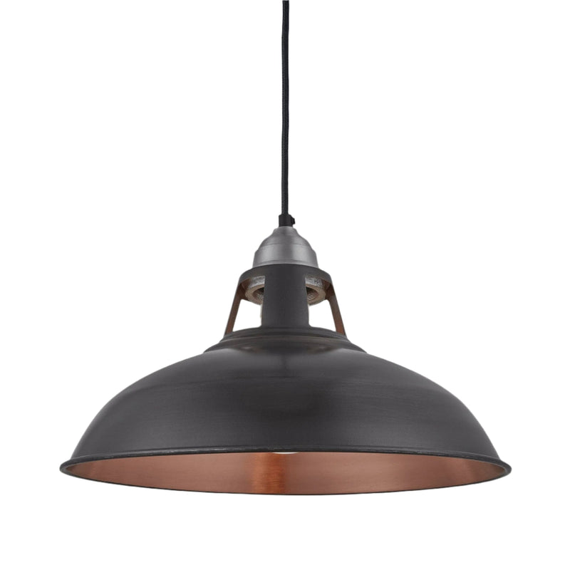 Old Factory Slotted Pendant - 15 Inch