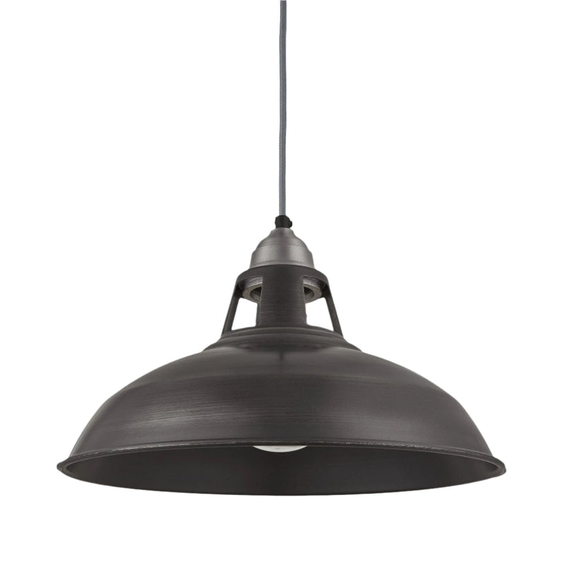Old Factory Slotted Pendant - 15 Inch