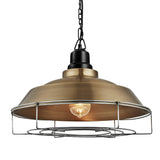 Brooklyn Step Pendant Light - 16 Inch - Chain Holder
