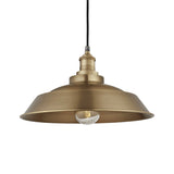 Brooklyn Outdoor & Bathroom Step Pendant - 16 Inch - Brass