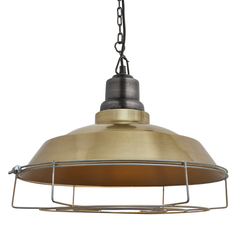 Brooklyn Step Pendant Light - 16 Inch - Chain Holder