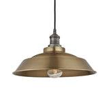 Brooklyn Outdoor & Bathroom Step Pendant - 16 Inch - Brass