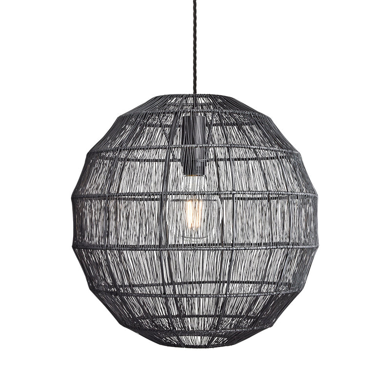 Handcrafted Wire Cage Pendant Light
