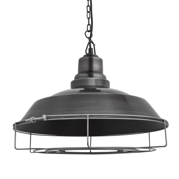 Brooklyn Step Pendant Light - 16 Inch - Chain Holder