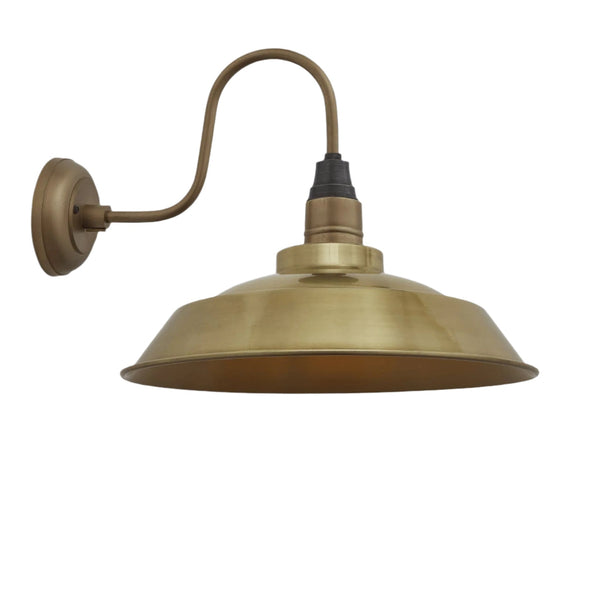 Swan Neck Step Wall Light - 16 Inch