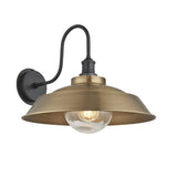Swan Neck Outdoor & Bathroom Step Wall Light - 16 Inch