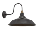 Swan Neck Step Wall Light - 16 Inch