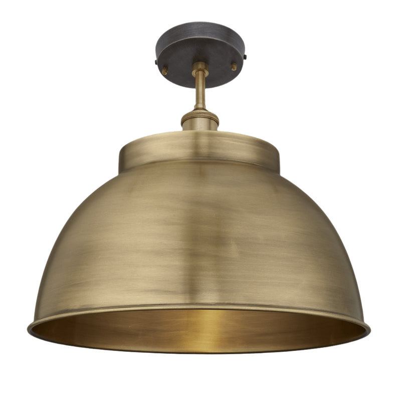 Brooklyn Dome Semi Flush Mount - 17 Inch
