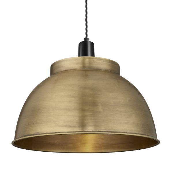 Sleek Dome Pendant Light - 17 Inch