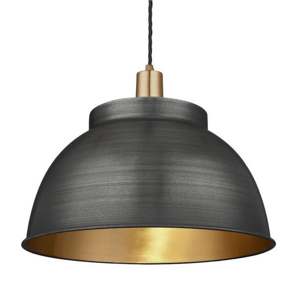 Sleek Dome Pendant Light - 17 Inch