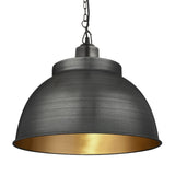 Brooklyn Dome Pendant - 17 Inch - Chain Holder