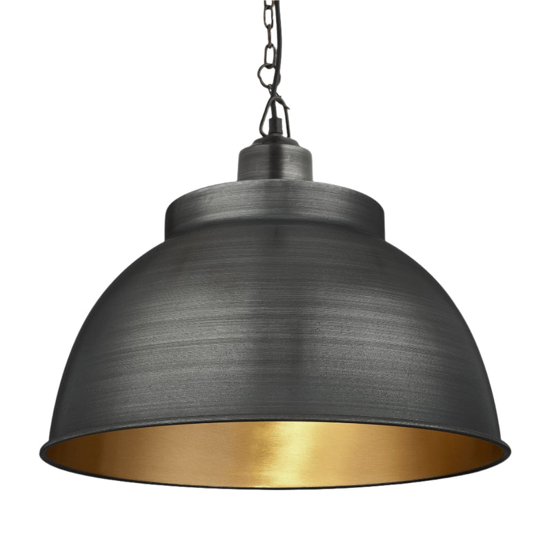 Brooklyn Dome Pendant - 17 Inch - Chain Holder