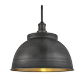 Swan Neck Outdoor & Bathroom Dome Wall Light - 17 Inch