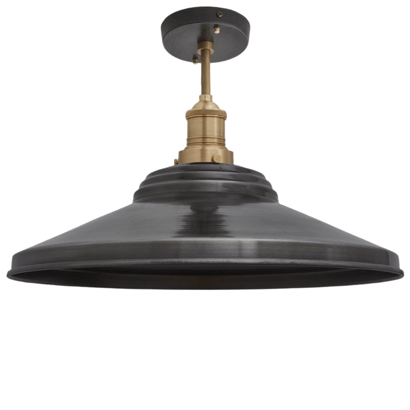 Brooklyn Giant Step Semi Flush Mount - 18 Inch