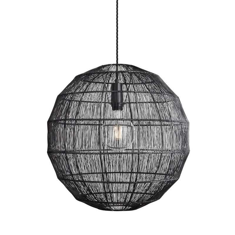Handcrafted Wire Cage Pendant Light