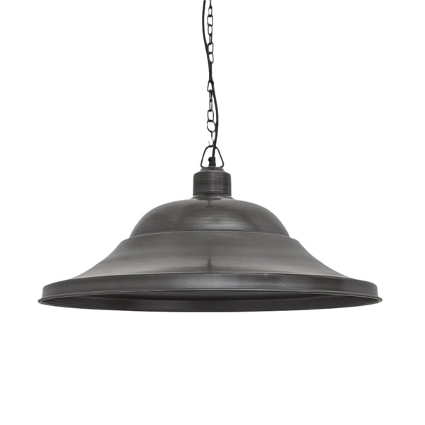 Brooklyn Giant Hat Pendant - 21 Inch - Pewter - Chain Holder