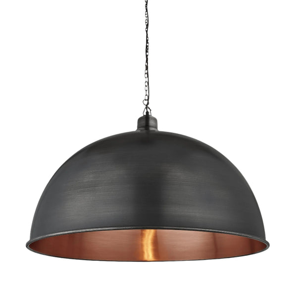 Brooklyn Giant Dome Pendant - 24 Inch - Chain Holder