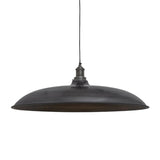 Brooklyn Giant Bowl Pendant - 24 Inch - Pewter